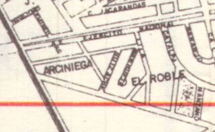 Arciniega, mapa de 1981.