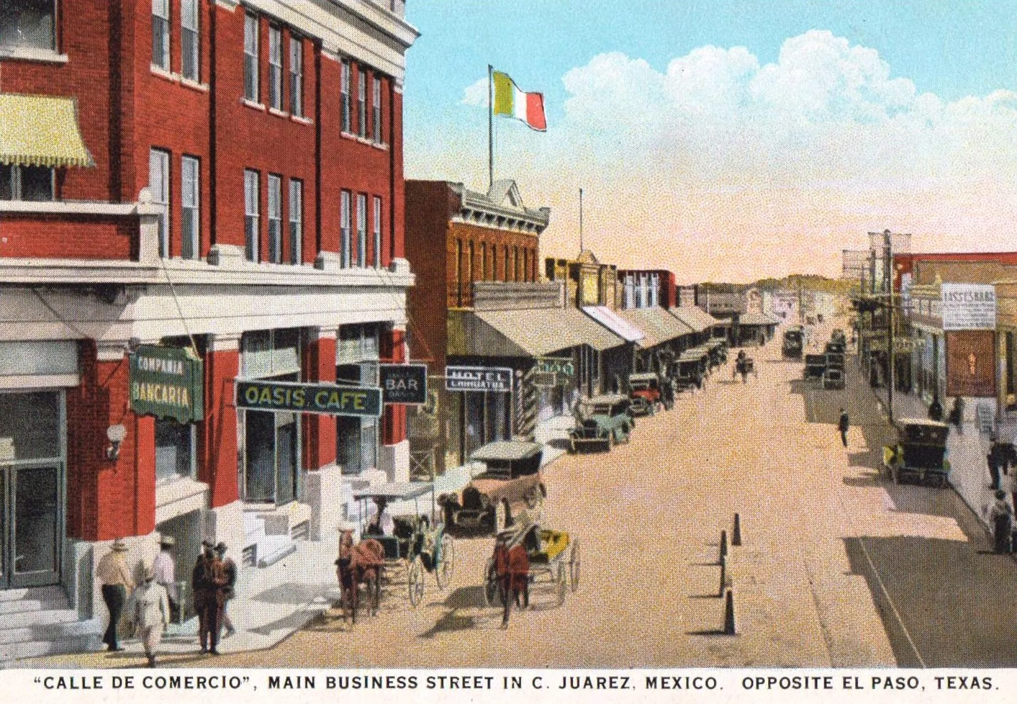 Postal de Calle del Comercio