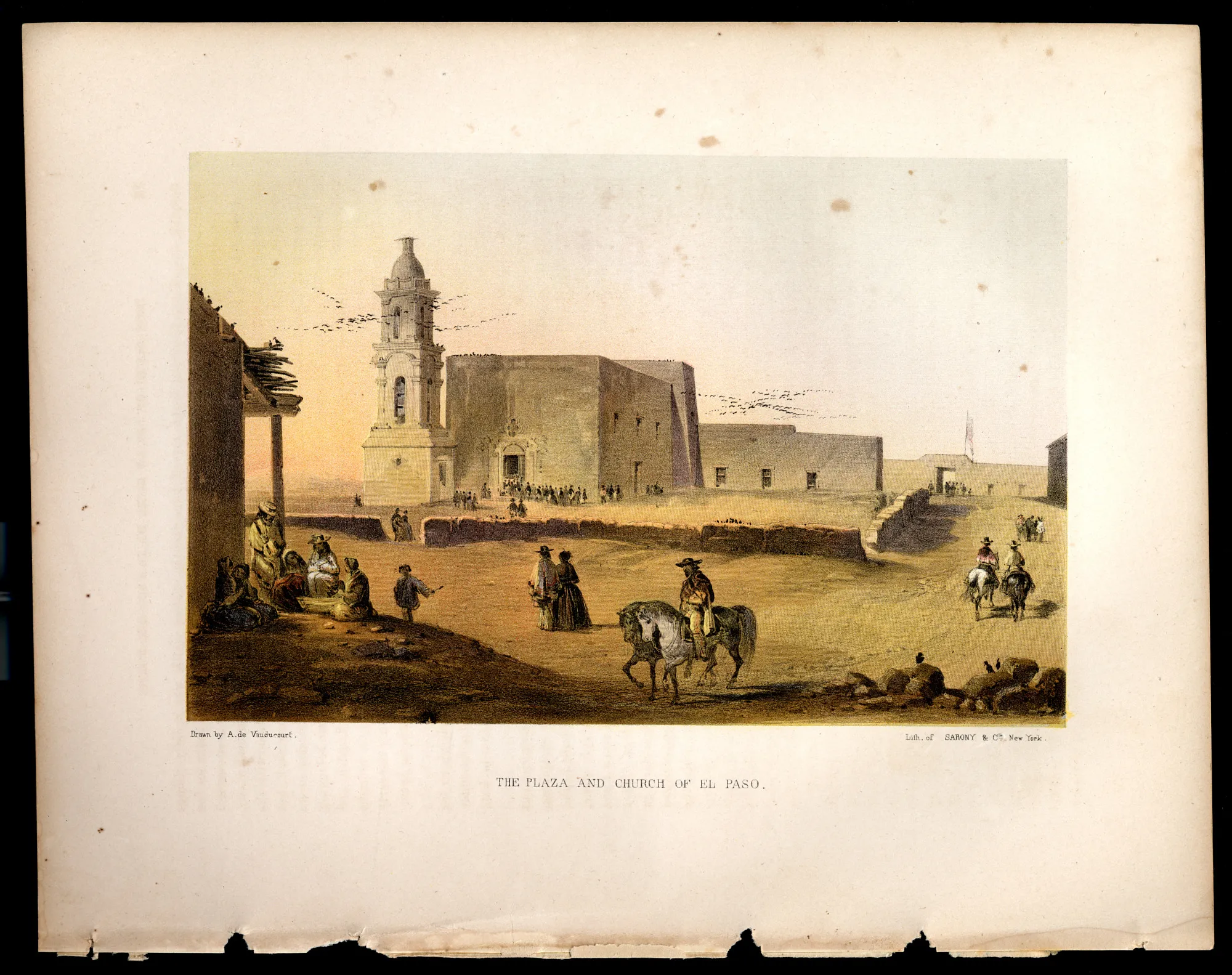 Misión de Guadalupe, Auguste de Vaudricourt