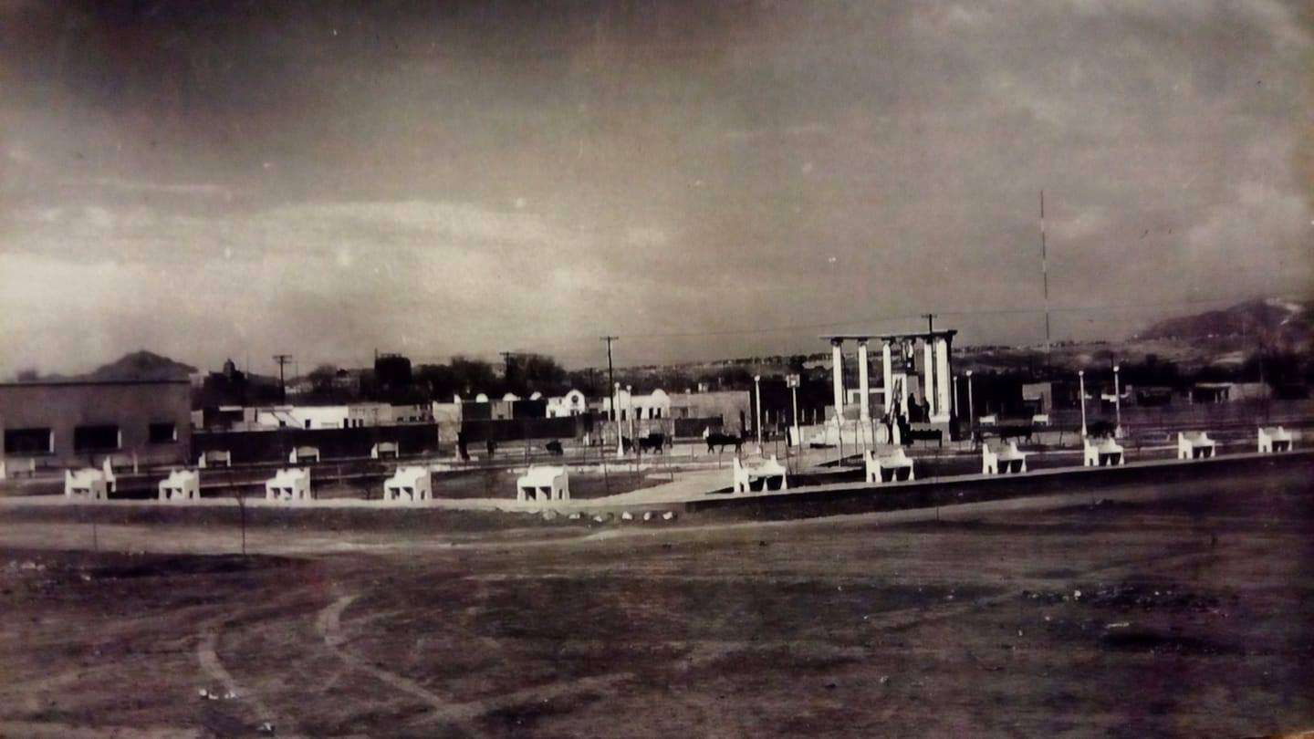 Parque Hidalgo en 1953
